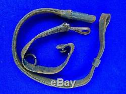 Antique 19 Century US Civil War Cavalry Sword Leather Portepee Knot and Hanger