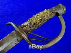 Antique 19 Century US Civil War German Made Model 1840 Cavalry Sword