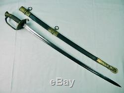 Antique 19 Century US Civil War German Made Presentation Foot Officer's Sword