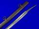 Antique 19 Century US Civil War Model 1840 Sword Blade & Scabbard