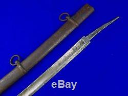Antique 19 Century US Civil War Model 1840 Sword Blade & Scabbard