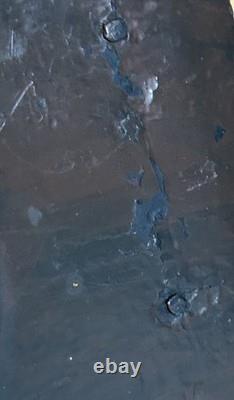 Antique 19th C Patriotic Folk Art Footstool-Civil War/Recon Era-Handmade SC Prov