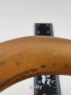 Antique 19th C Translucent Civil War Era American Natural Powder Horn 9 Long
