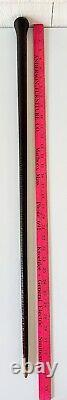 Antique 19th Century Civil War Era Leather Wrapped Walking Plantation Stick Cane