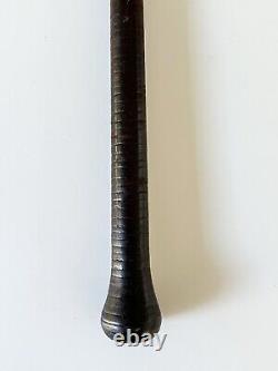 Antique 19th Century Civil War Era Leather Wrapped Walking Plantation Stick Cane