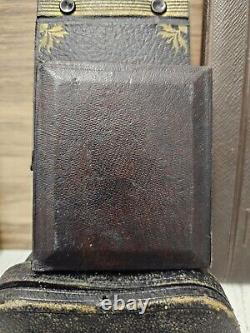 Antique 1/6 Plate Civil War Tintype Soldier Cannon & Camp Scene In Uniform
