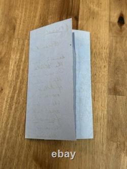 Antique 5/29/1859 Daily Union Office Letter MARCELLUS EMERY Confederate Support