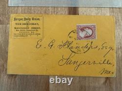 Antique 5/29/1859 Daily Union Office Letter MARCELLUS EMERY Confederate Support