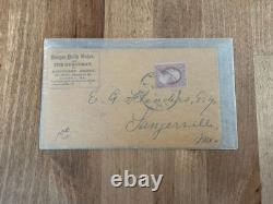 Antique 5/29/1859 Daily Union Office Letter MARCELLUS EMERY Confederate Support
