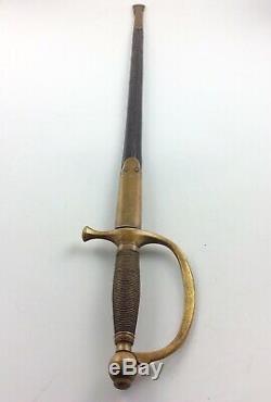 Antique Ames Civil war Musicians sword with Scabbard M1840