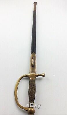 Antique Ames Civil war Musicians sword with Scabbard M1840