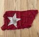 Antique Bunting Star Flag Fragment Civil War Era Red Field White Star