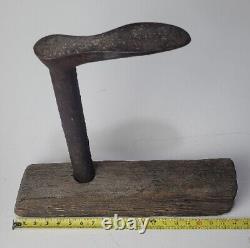 Antique CIVIL War Cast Iron Cobblers Shoemaker Anvil Tool Boot Repair USA Rare