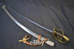 Antique CIVIL War Era French Importcavalry Saber Sword Nice Condition/hanger Ria