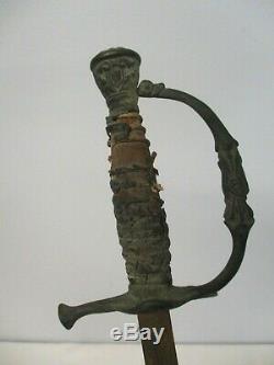 Antique CIVIL War Sword With Eagle & Crossed Rifles