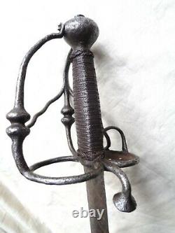 Antique Circa. 1650 English CIVIL War Era Horseman's Broadsword European Sword