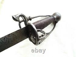 Antique Circa. 1650 English CIVIL War Era Horseman's Broadsword European Sword