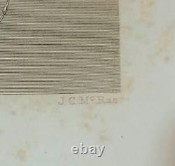Antique Civil War 1862 Engraved Portrait Of President Abraham Lincoln By McRae