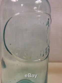 Antique Civil War Blue Glass Medicine Bottle U. S. A. Hosp. Dept. Apothecary