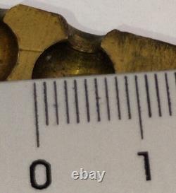 Antique Civil War Era Brass. 31 Caliber (8mm) Dual Cavity Ball Mold Colt/Remingt