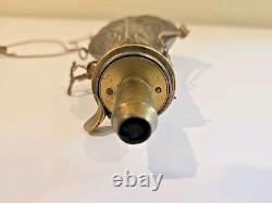 Antique Civil War Era Brass Powder Flask James Dixon & Sons Sheffield RARE