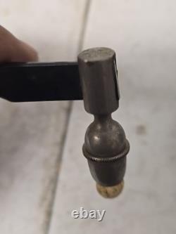 Antique Civil War Era Ebony Handle Reflex Percussor Hammer
