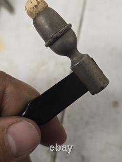 Antique Civil War Era Ebony Handle Reflex Percussor Hammer