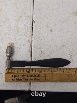 Antique Civil War Era Ebony Handle Reflex Percussor Hammer