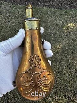 Antique Civil War Era Powder Flask