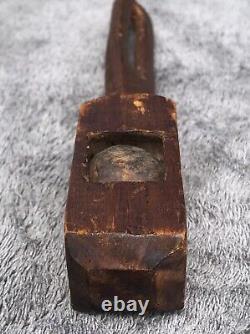 Antique Civil War Era Wood Carved Cage Ball Folk Art Trench POW Early Child Toy