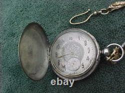 Antique Civil War JOESEPH E JOHNSTON Engraved Pocket Watch Tobias Liverpool Key