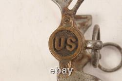 Antique Civil War US Model 1859 Artillery Brass Button Horse Bit