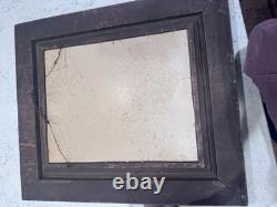 Antique Civil War Union Soldier Charcoal Portrait Drawing Large 30x27 Stunning