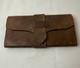 Antique Civil War Wallet, Tri-fold, Brown, Rare, Exceptional