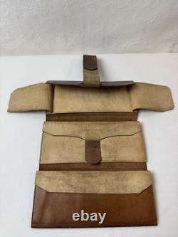 Antique Civil War Wallet, Tri-fold, Brown, Rare, Exceptional