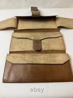 Antique Civil War Wallet, Tri-fold, Brown, Rare, Exceptional
