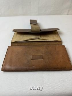 Antique Civil War Wallet, Tri-fold, Brown, Rare, Exceptional