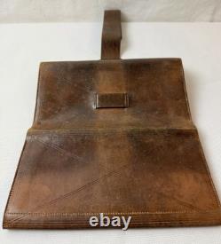 Antique Civil War Wallet, Tri-fold, Brown, Rare, Exceptional