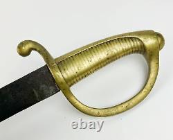 Antique Civil War era Artillery foot officers sword
