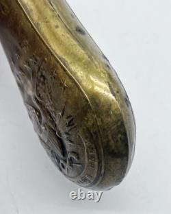 Antique Civil War era Colt gun powder pocket flask Eagle E pluribus Unum