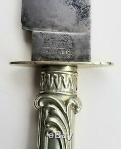 Antique, Cutlery Handle Civil War era Sheffield Bowie Knife