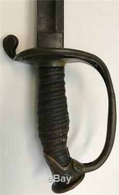 Antique EMERSON & SILVER CLAUBERG US Civil War Cavalry Saber Sword Edged Weapon