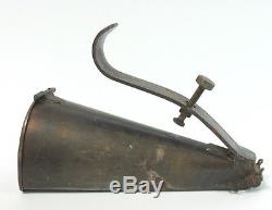 Antique Early Rare CIVIL War Era Gun Tin Powder Can
