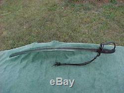 Antique European 1796 Pattern Pre Civil War Sword / Saber 7 HP2 E N 153 & Scabba