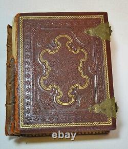 Antique Family Photo Album US CIVIL WAR ERA Union Winfield Scott Hancock / Mayo