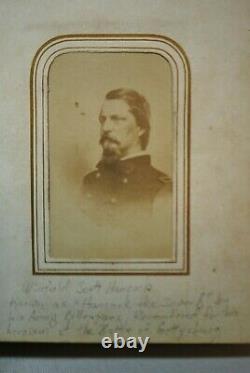 Antique Family Photo Album US CIVIL WAR ERA Union Winfield Scott Hancock / Mayo