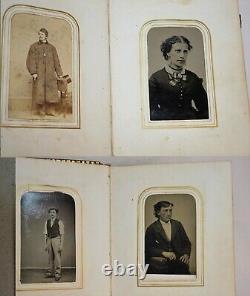 Antique Family Photo Album US CIVIL WAR ERA Union Winfield Scott Hancock / Mayo