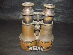 Antique MID 1800's CIVIL War Csa Confederate Field Glasses Binoculars