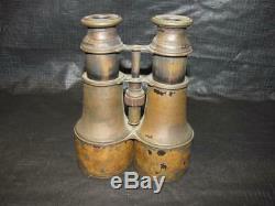 Antique MID 1800's CIVIL War Csa Confederate Field Glasses Binoculars