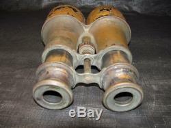 Antique MID 1800's CIVIL War Csa Confederate Field Glasses Binoculars